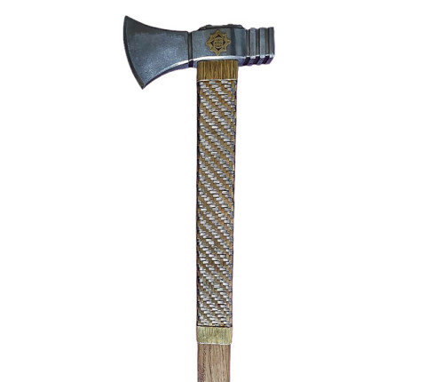 Axe "Star" — engravings of ancient ornaments in steel