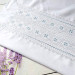Men's embroidered shirt "Blue and White"