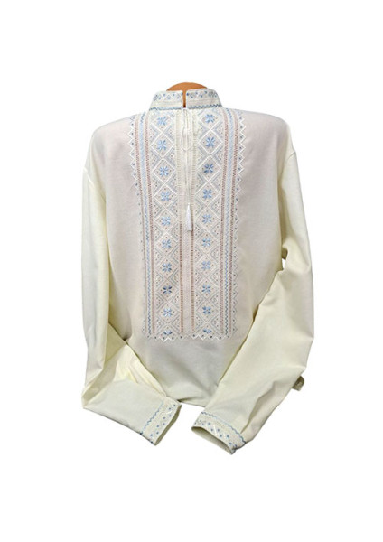 Men's embroidered shirt "Blue Sky"