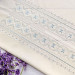 Men's shirt "Blue Sky" with hand embroidery in Hutsul style