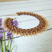 Силянка з бісеру "Шоколадна"