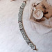 Beaded necklace "Lesya Ukrainka" gray — Hutsul handmade decoration