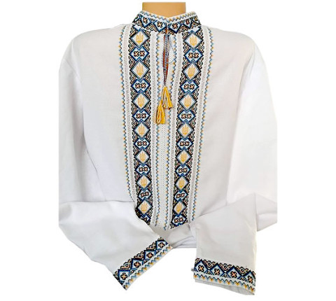 Men's embroidered shirt "Trident"