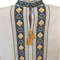 Men's embroidered shirt "Trident"