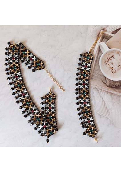 The necklace and bracelet "Bukovynian" — reconstruction of an authentic ornament