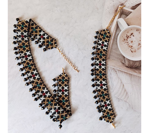 The necklace and bracelet "Bukovynian" — reconstruction of an authentic ornament