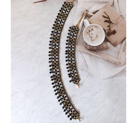 The necklace and bracelet "Bukovynian" — reconstruction of an authentic ornament