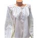 Women's embroidered shirt of straight cut "Charming"