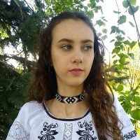 Силянка з бісеру Лесі Українки (чорна біле червоне)