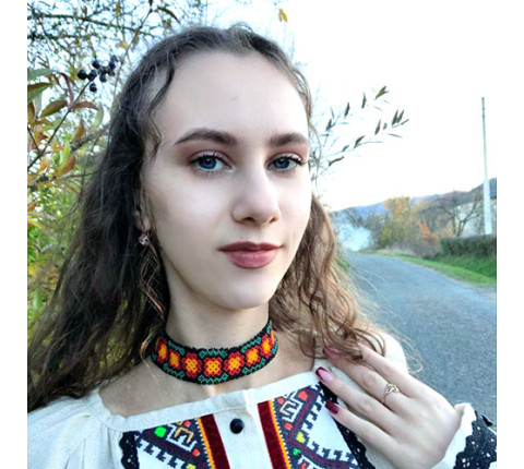 The ribbon girdle "Chornobryvtsi" — a Ukrainian folk accessory