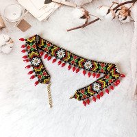 The ribbon necklace "Summer"