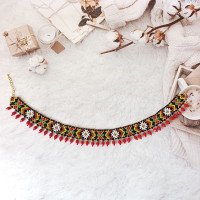 The ribbon necklace "Summer"