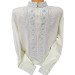 Men's shirt "Blue Sky" with hand embroidery in Hutsul style