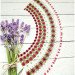 Beaded panel "Poppy Field" — a bright decorative wall hanging