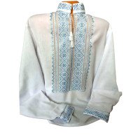 Men's embroidered shirt "Heavenly Blue"