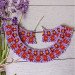 Silyanka made of Czech beads "Autumn Asters"