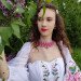 Silyanka made of Czech beads "Autumn Asters"