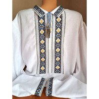 Men's embroidered shirt "Patriotic"