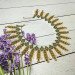 Beaded bracelet "Wheat" — a symbol of abundance handmade
