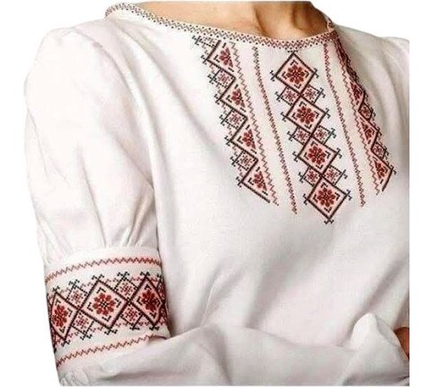Жіноча сорочка «Писанка» з вишивкою хрестиком