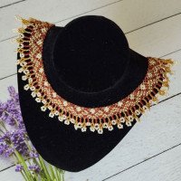 Beaded bracelet "Chocolate"