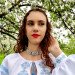 Силянка з бісеру Лесі Українки (сіра)