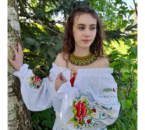 Силянка з бісеру "Соняхи"