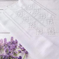 Women's shirt "Festive" with hand embroidery raglan