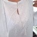 Women's embroidered shirt of straight cut "The Tenderness Itself"