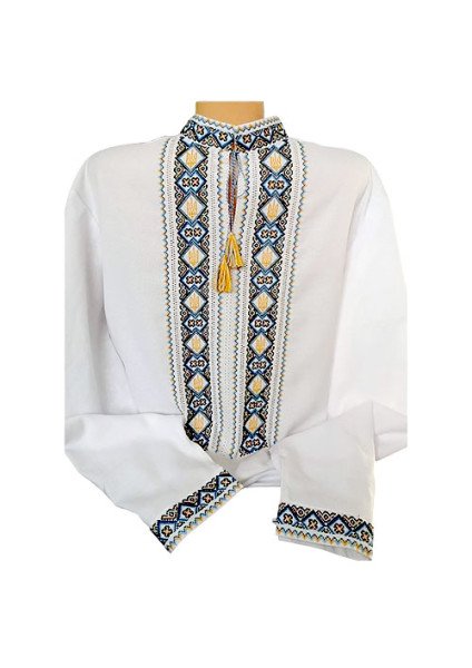 Men's embroidered shirt "Trident"