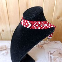 The beadwork of Lesya Ukrainka "Cherry"