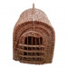 Woven animal house "P. No. 2" made of natural willow