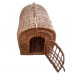 Woven animal house "P. No. 2" made of natural willow