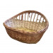 Woven pet bed "Standard" 3 medium made of natural wicker