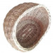 Woven pet bed "Regular" No. 1 made of natural wicker