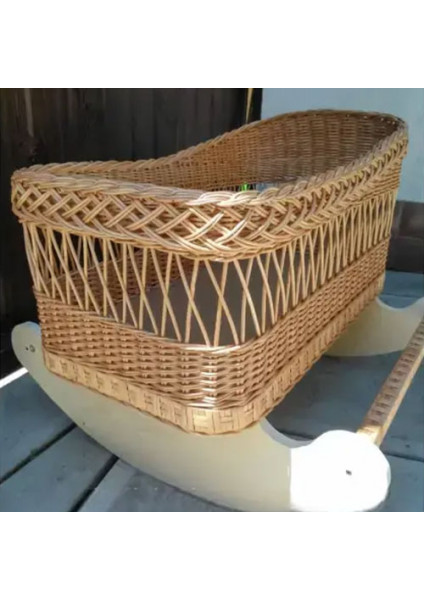 Baby crib made of wicker "M 1"