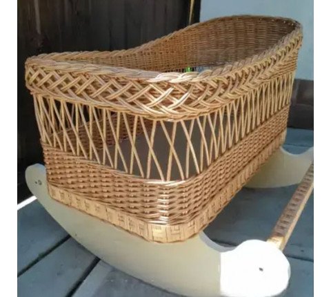 Baby crib made of wicker "M 1"