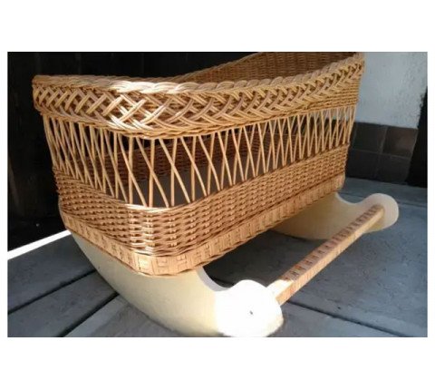 Baby crib made of wicker "M 1"