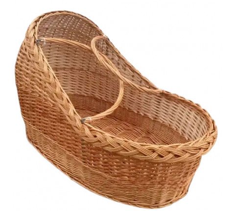 Wicker carrycot No. 1