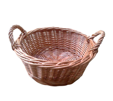 Round wicker bread basket 2