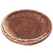 Round wicker bread box