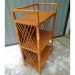 Wicker shelf with three shelves