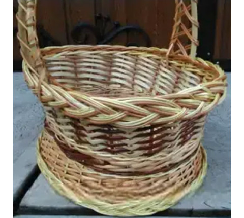 Easter basket made of willow "Z. No. 2"