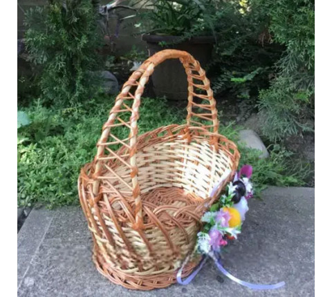 Easter Basket made of willow "Boat №2"