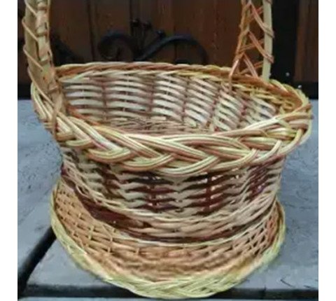 Easter basket made of willow "Z. No. 2"