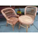 2 chairs X. No3 + table "Kosa" round