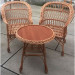 2 chairs X. No3 + table "Kosa" round