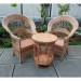 Wicker chairs "Drop" and round table