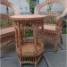 Wicker chairs "Drop" and round table