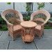 Wicker chairs "Drop" and round table